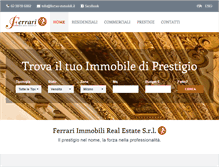 Tablet Screenshot of ferrari-immobili.it
